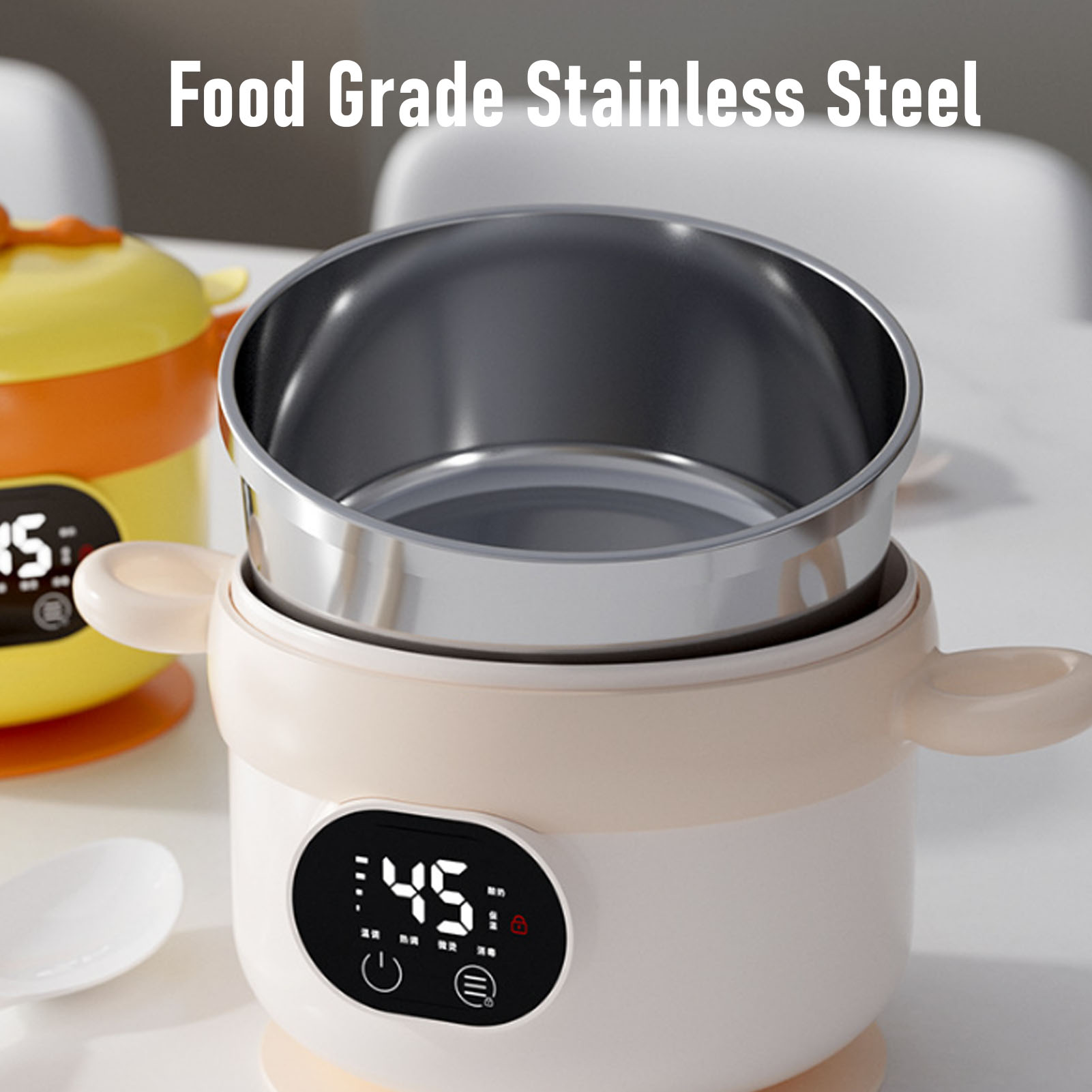 음식 보온기 전기 도시락 304 스테인리스 스틸 절연  - Baby Food Warmer 리뷰 및 가격